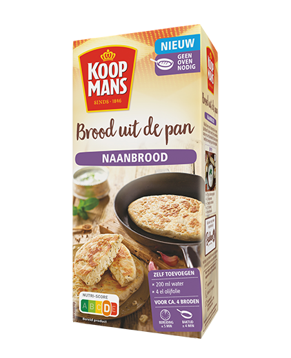 Brood uit de Pan Naanbrood