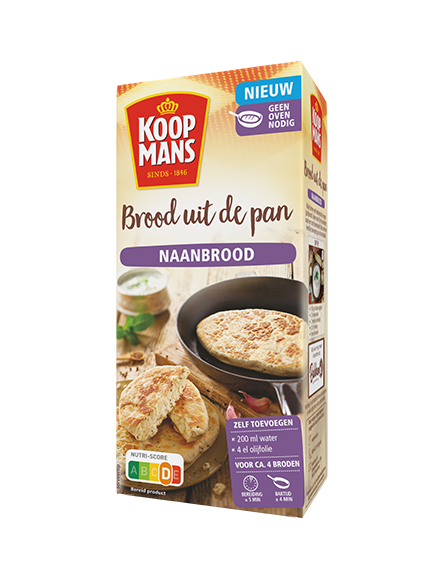 Brood uit de Pan Naanbrood