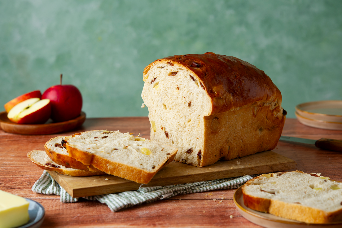 Appel- rozijnenbrood