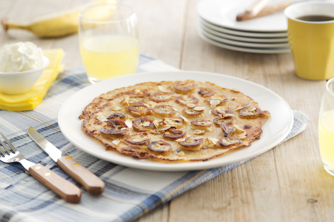 Banaanpannenkoeken met kokosmelk