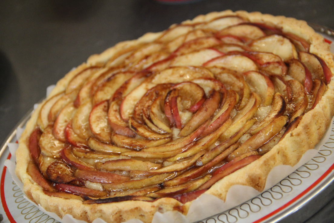 Boterkoek met appel van Saakje