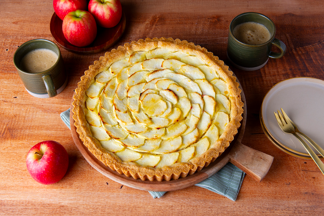 Franse appeltaart met frangipane van Saakje