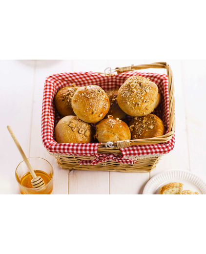 Honing-hazelnoot broodjes