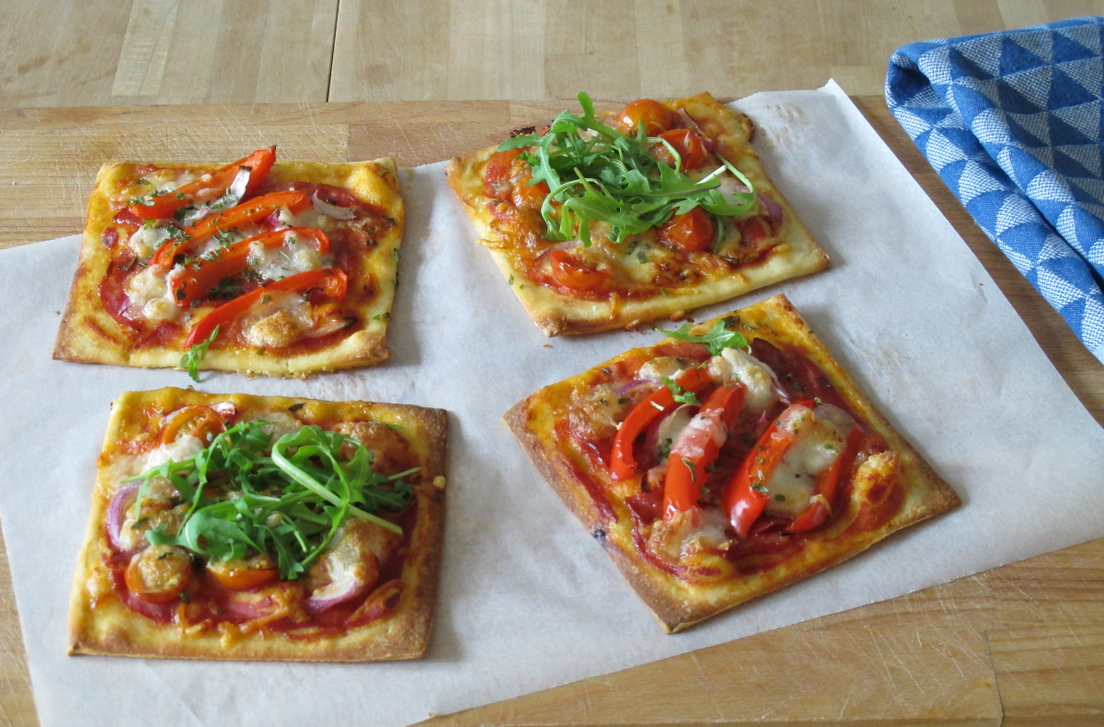 Mini pizza variaties