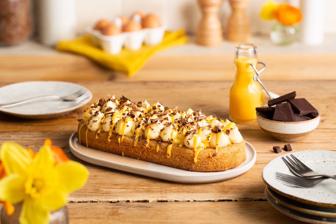 Lenteslof met advocaat en chocolade