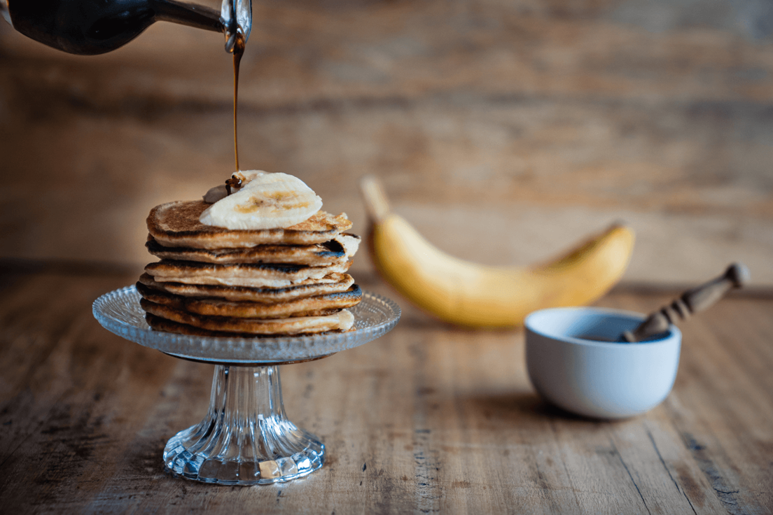 Pannenkoeken met banaan