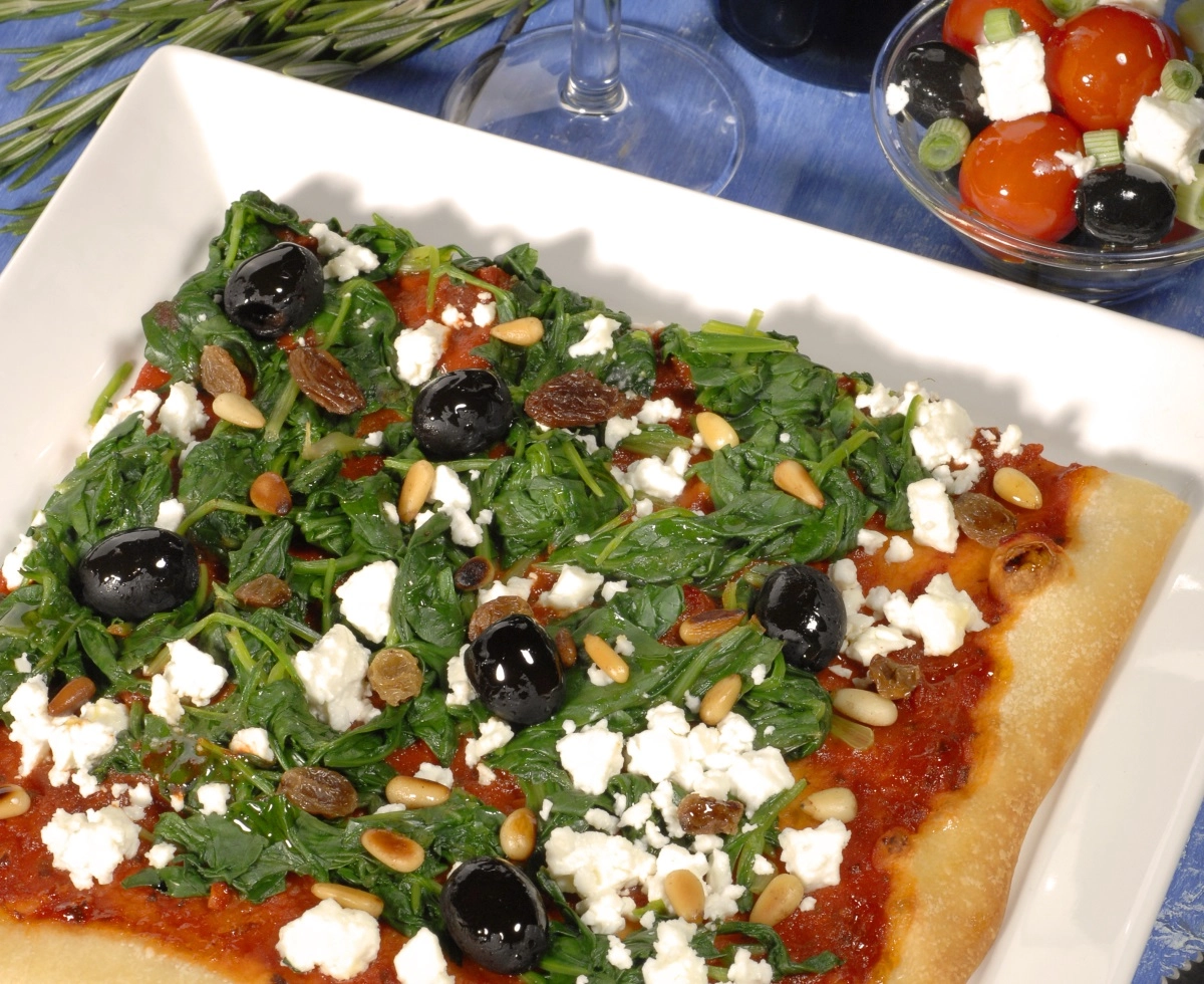 Pizza Met Spinazie En Feta Recept Koopmans Com