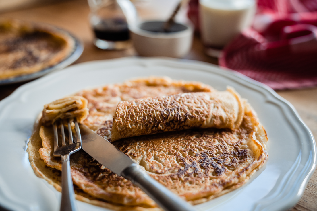 Pannenkoeken zonder ei (voor kinderen met een allergie voor kippeneiwit)