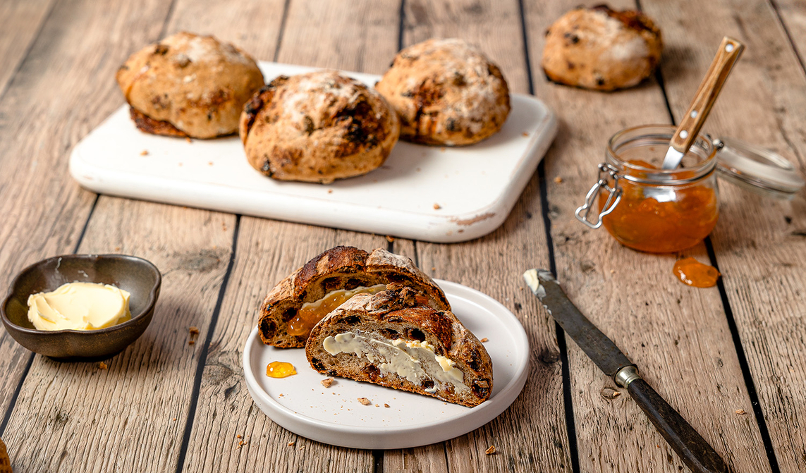 Rozijnen bollen