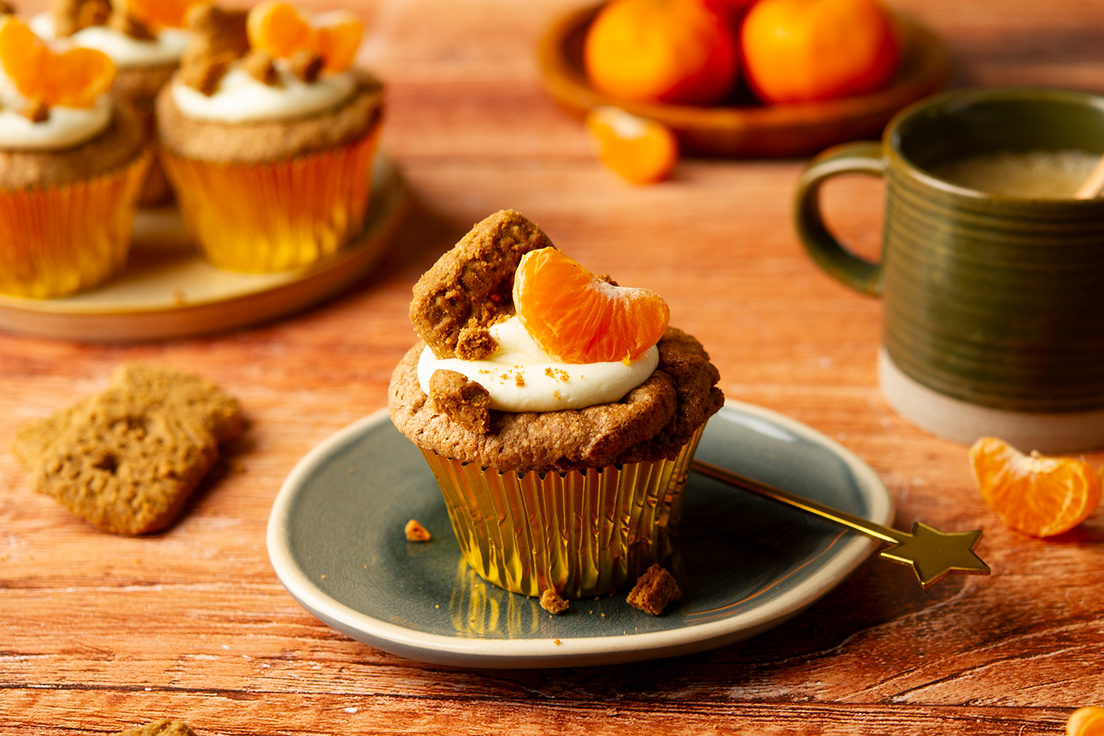 Speculaas muffins met mandarijn